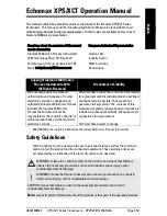 Preview for 3 page of Siemens XCT Operating Instructions Manual