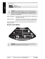 Preview for 6 page of Siemens XLT Series Operating Instructions Manual