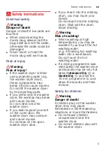 Preview for 5 page of Siemens XQG80-WD14H4602W Instruction Manual And Installation Instructions