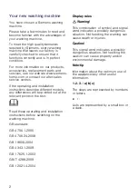 Preview for 2 page of Siemens XQG90-WM14S7600W Instruction Manual And Installation Instructions