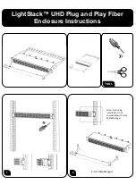 Preview for 1 page of Siemon LightStack UHD Instructions