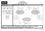 Предварительный просмотр 2 страницы siena GARDEN Alexis C30930 Assembly Instruction