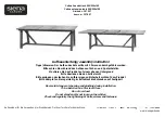 Предварительный просмотр 1 страницы siena GARDEN Colina extension table 357.957 Assembly Instruction