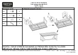 Предварительный просмотр 2 страницы siena GARDEN Colina extension table 357.957 Assembly Instruction