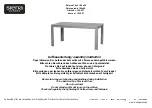 siena GARDEN Paleros Table 120.527 Assembly Instructions preview