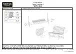 Предварительный просмотр 2 страницы siena GARDEN Santana 2-seater Assembly Instructions