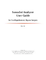 Sienco Sonoclot User Manual preview