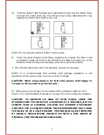 Предварительный просмотр 6 страницы Sienna Aqua Laser SSM-0618 Instruction Manual