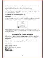 Предварительный просмотр 7 страницы Sienna Aqua Laser Instruction Manual