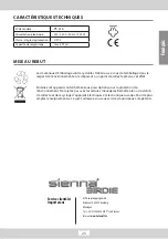 Предварительный просмотр 23 страницы Sienna Birdie PS-316 Instruction Manual