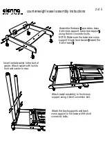 Preview for 2 page of Sienna Counterweight easel Parts List