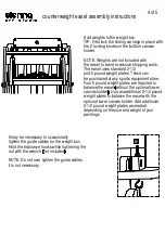 Preview for 4 page of Sienna Counterweight easel Parts List