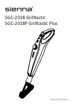 Sienna Grilltastic Plus SGC-2018P Instruction Manual preview