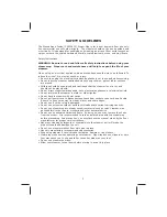 Предварительный просмотр 3 страницы Sienna SSM-0619 Instruction Manual