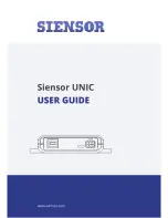 Siensor UNIC User Manual предпросмотр