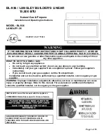 Sierra Flame BL-936 Installation And Operating Instructions Manual предпросмотр