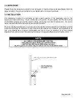 Preview for 18 page of Sierra Flame BL-936 Installation And Operating Instructions Manual