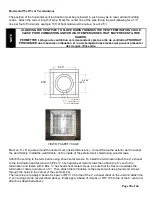 Предварительный просмотр 20 страницы Sierra Flame BONAPARTE-36 Installation And Operating Instructions Manual