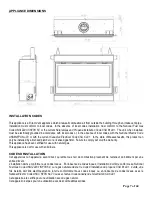 Preview for 7 page of Sierra Flame BOSTON-36 Installation And Operating Instructions Manual