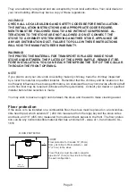 Preview for 8 page of Sierra Flame Lynwood W76 Installation And Operation Instructions Manual