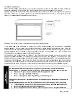 Предварительный просмотр 34 страницы Sierra Flame Newcomb 36 Installation And Operating Instructions Manual