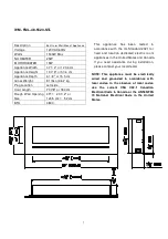 Preview for 7 page of Sierra Flame WM -FM L-26-3223-STL Installation And Operation Instructions Manual