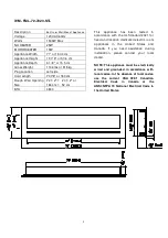 Preview for 9 page of Sierra Flame WM -FM L-26-3223-STL Installation And Operation Instructions Manual