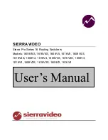 SIERRA VIDEO SYSTEMS 1608V2 User Manual preview