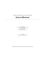 Preview for 3 page of Sierra Video 7272HD-3G User Manual