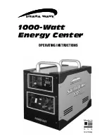 Sierra wave Solar Link 1000 Operating Instructions Manual preview