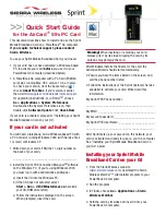 Sierra Wireless AirCard 59x Quick Start Manual preview