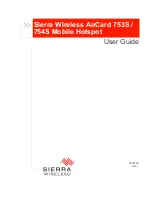 Preview for 1 page of Sierra Wireless AirCard 753S User Manual