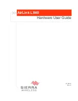 Preview for 1 page of Sierra Wireless AirLink LX40 Hardware User'S Manual