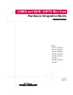 Preview for 1 page of Sierra Wireless AirPrime MC5727 Hardware Integration Manual