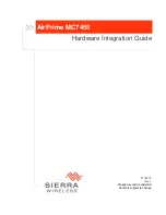 Preview for 1 page of Sierra Wireless AirPrime MC7455 Hardware Integration Manual