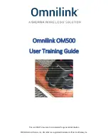 Предварительный просмотр 2 страницы Sierra Wireless Omnilink OM500 User Training Manual