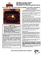 Sierra Woodstoves S8000II Installation & Operating Instructions Manual preview