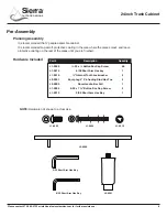 Preview for 5 page of Sierra 24 INCH TRASH CABINET Assembly Instructions Manual