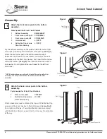 Preview for 8 page of Sierra 24 INCH TRASH CABINET Assembly Instructions Manual