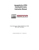 Sierra 640S-EEX Instruction Manual предпросмотр