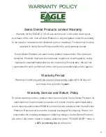 Preview for 4 page of Sierra Eagle 12 VX User'S Manual & Installation Instructions