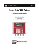 Предварительный просмотр 1 страницы Sierra IM205i Modbus Instruction Manual