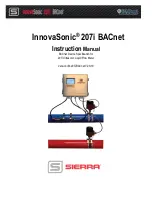 Предварительный просмотр 1 страницы Sierra InnovaSonic 207i BACnet Instruction Manual