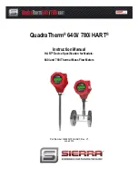 Sierra QuadraTherm 640i Series Instruction Manual предпросмотр