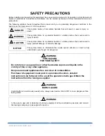 Preview for 2 page of Sierra SRF-35/40 Operator'S Manual