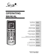 Preview for 1 page of Siesta R08019036599 Operating Manual