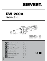 Sievert DW 2000 Operating Instructions Manual preview