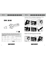 Предварительный просмотр 2 страницы Sievert DW 2000 Operating Instructions Manual