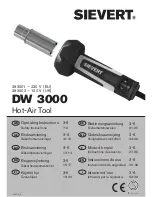 Sievert DW 3000 Operating Instructions Manual preview