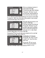 Предварительный просмотр 27 страницы Sifam Tinsley Theta 30P Operating Manual